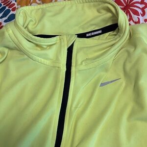 Nike Yellow Sports Jacket with Black Accents